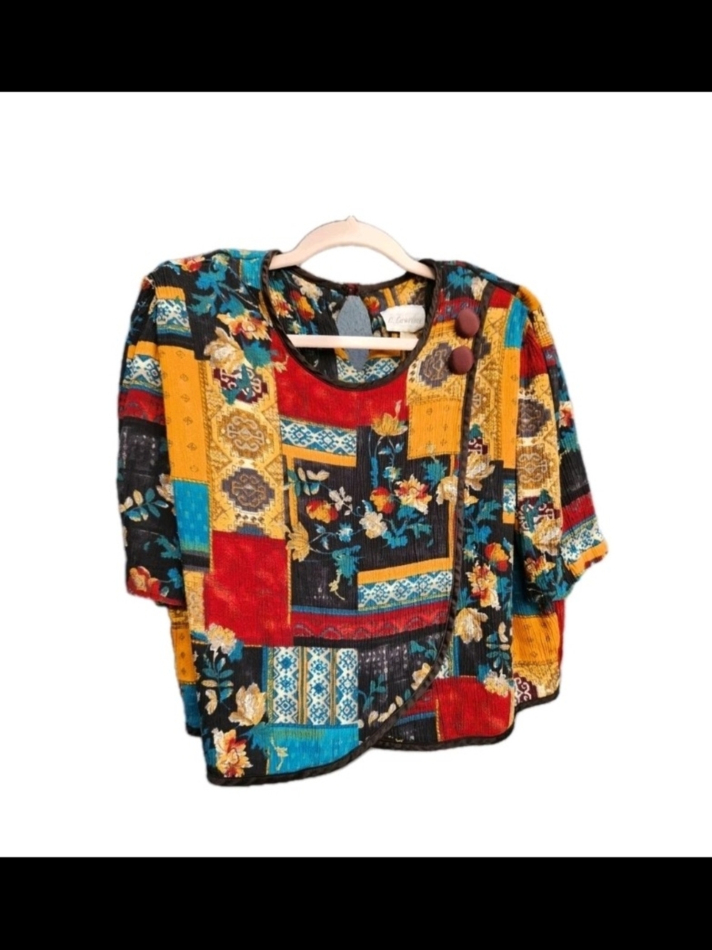 Unique Vintage Art To Wear 80s 90s Artsy Shoulder Pads Teacher Uncommon